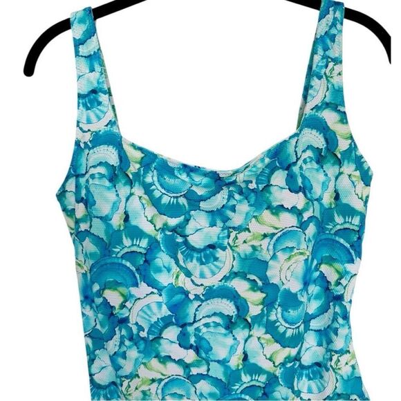 Tommy Bahama Island Cays Sea Fronds Reversible Swimsuit One-Piece Size Large - Picture 3 of 8